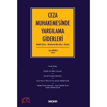 Ceza Muhakemesinde Yargılama Giderleri Saim Köroğlu