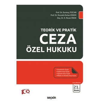 Ceza Özel Hukuku Durmuş Tezcan