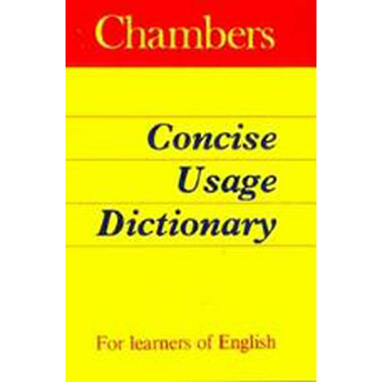 Chambers Concise Usage Dictionary Kolektif