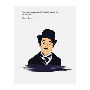 Charlie Chaplin Ciltli Defter