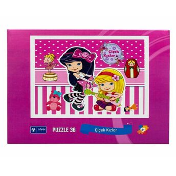 Çiçek Kızlar 36 Parça Puzzle