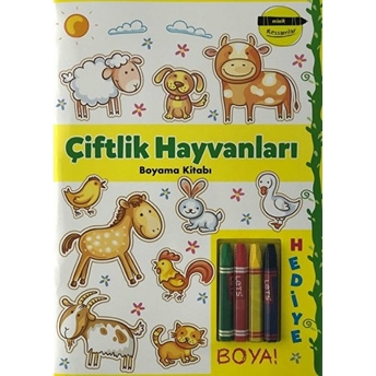 Çiftlik Hayvanları Boyama Kitabı - Minik Ressamlar Kolektif