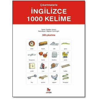 Çıkartmalarla Ingilizce 1000 Kelime (500 Çıkartma) Heather Amery