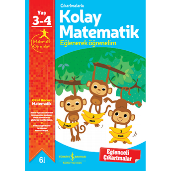 Çıkartmalarla Kolay Matematik Eğlenerek Öğrenelim 3-4 Yaş Jo Chambers