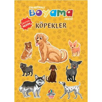 Çıkartmalı Boyama Serisi - Köpekler