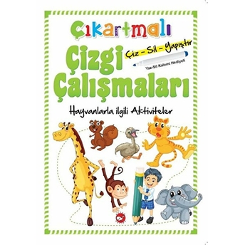 Çıkartmalı Çizgi Çalışmaları - Hayvanlarla Ilgili Aktiviteler Kolektif