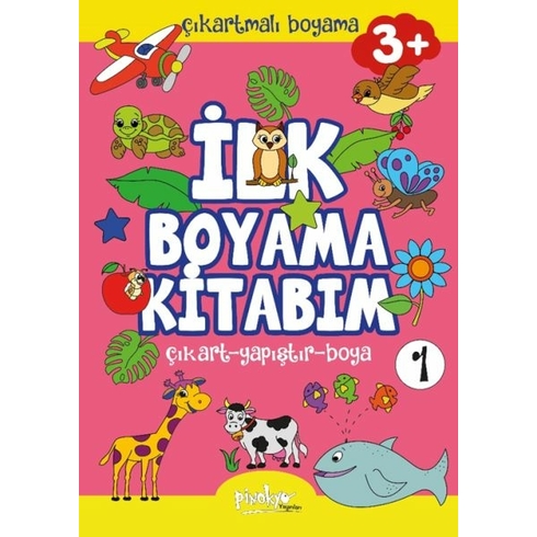 Çıkartmalı Ilk Boyama Kitabım 3 Yaş-1 Buçe Dayı