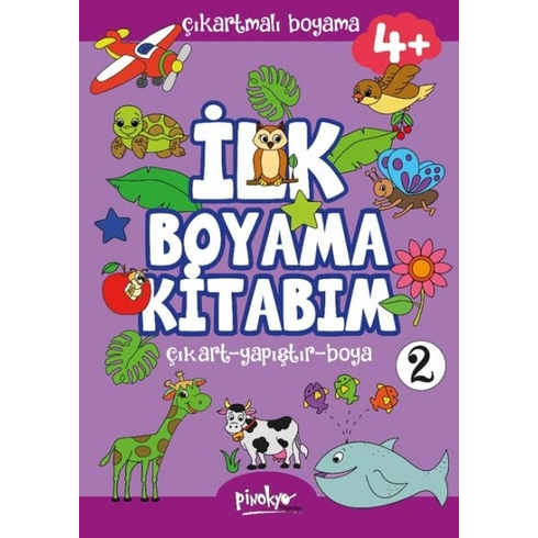 Çıkartmalı Ilk Boyama Kitabım 4 Yaş-2 Buçe Dayı