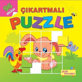 Çıkartmalı Puzzle - Çiftlik Hayvanları Kolektif