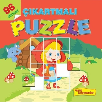 Çıkartmalı Puzzle - Masal Kahramanları Kolektif