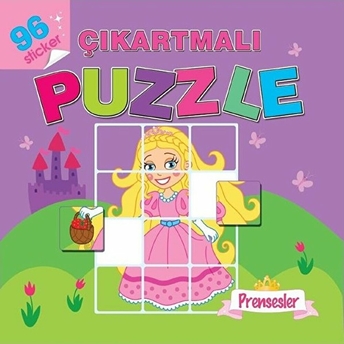 Çıkartmalı Puzzle - Prensesler Kolektif