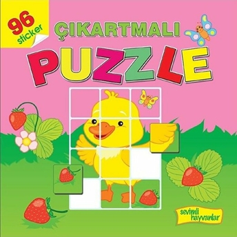 Çıkartmalı Puzzle - Sevimli Hayvanlar Kolektif