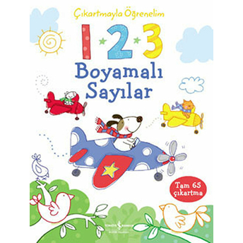 Çıkartmayla Öğrenelim 1-2-3: Boyamalı Sayılar Stacey Lamb