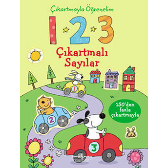 Çıkartmayla Öğrenelim 1-2-3: Çıkartmalı Sayılar Stacey Lamb