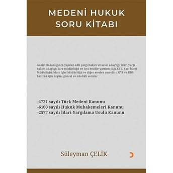 Cinius Yayınları Medeni Hukuk Soru Kitabı