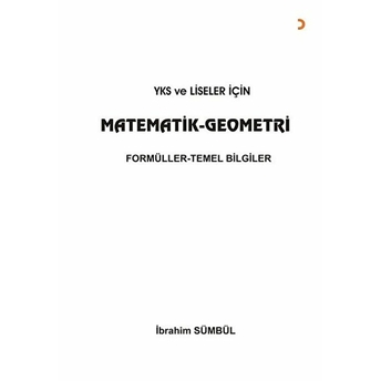 Cinius Yayınları Yks Ve Liseler Için Matematik Geometri