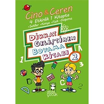 Cino Ile Ceren Dikkat Geliştiren Boyama Kitabı 2. Kitap - 4 Etkinlik 1 Arada Ismail Ceran