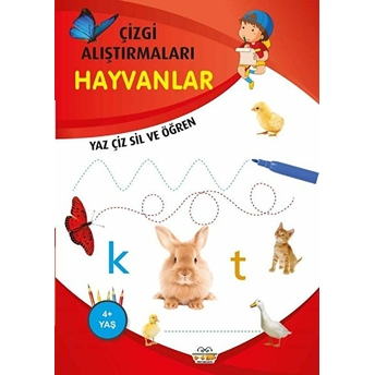 Çizgi Alıştırmaları Hayvanlar