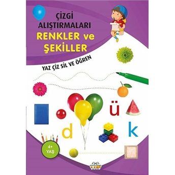 Çizgi Alıştırmaları Renkler Ve Şekiller