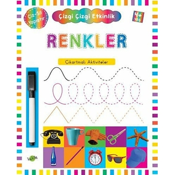 Çizgi Çizgi Etkinlik - Renkler (4 Yaş) Kolektif