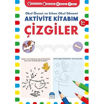 Çizgiler 5 Yaş - Okul Öncesi Ve Erken Okul Dönemi Aktivite Kitabım Kolektıf