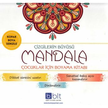 Çizgilerin Büyüsü Mandala Çocuklar Için Boyama Kitabı Kolektif