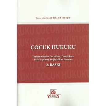 Çocuk Hukuku Hasan Tahsin Fendoğlu