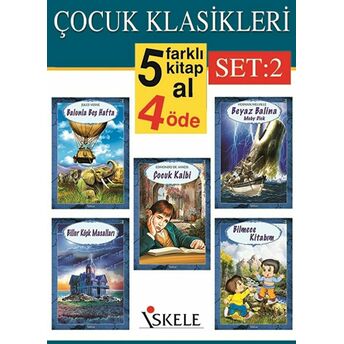 Çocuk Klasikleri Set: 2 (5 Kitap Takım) Kolektif