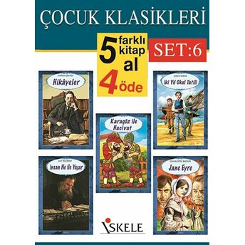 Çocuk Klasikleri Set: 6 (5 Kitap Takım) Kolektif