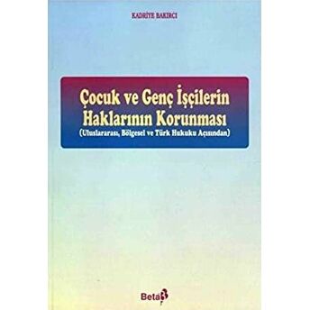 Çocuk Ve Genç Işçilerin Haklarının Korunması Kadriye Bakırcı