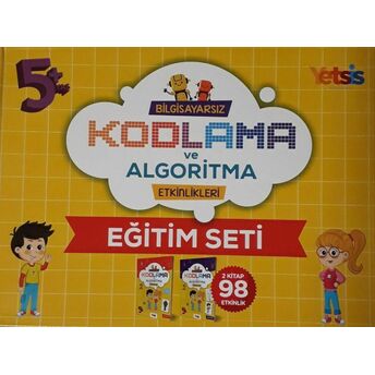 Çocuklar Için Bilgisayarsız Kodlama Ve Algoritma Etkinlikleri Eğitim Seti (Kutulu) Kolektif