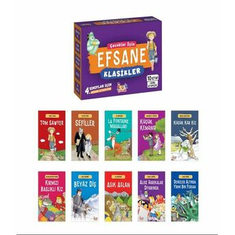 Çocuklar Için Efsane Klasikler– (10 Kitap Soru Kitapçığı)