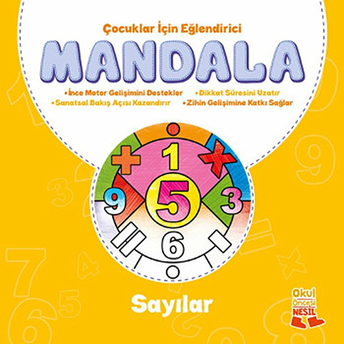 Çocuklar Için Eğlendirici Mandala - Sayılar Kolektif