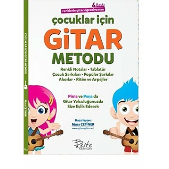 Çocuklar Için Gitar Metodu - Renklerle Gitar Öğreniyorum Musa Çetiner