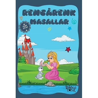 Çocuklar Için Hayal Ve Odak Geliştirici Rengarenk Masallar Füme Kitap