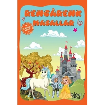 Çocuklar Için Hayal Ve Odak Geliştirici Rengarenk Masallar Turuncu Kitap