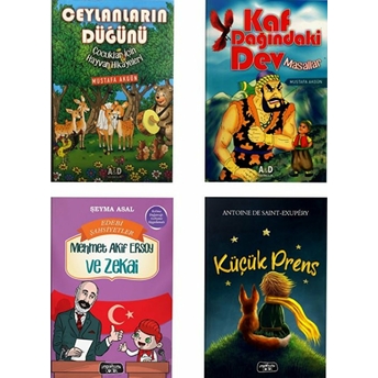 Çocuklar Için Hikaye Seti (4 Kitap Takım) Mustafa Akgün,Şeyma Asal