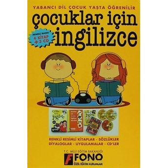 Çocuklar Için Ingilizce Seti (4 Kitap 3 Cd) Kolektif