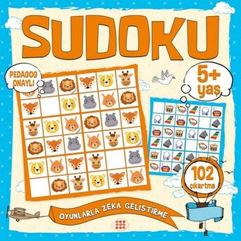 Çocuklar Için Sudoku Çıkartmalı (5 Yaş) Kolektıf