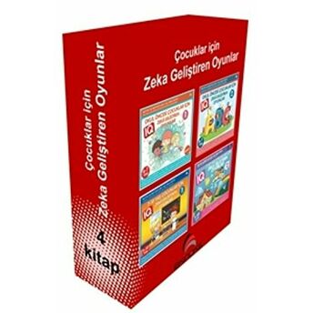 Çocuklar Için Zeka Geliştiren Oyunlar (4 Kitap Takım) Kolektif