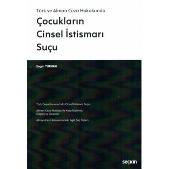 Çocukların Cinsel Istismarı Suçu Engin Turhan