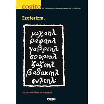 Cogito Sayı: 46 Ezoterizm Kolektif