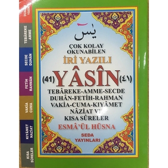 Çok Kolay Okunabilen Iri Yazılı 41 Yasin (Çanto Boy, Kod: 165)