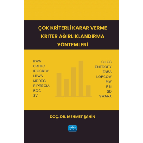 Çok Kriterli Karar Verme Kriter Ağırlıklandırma Yöntemleri Mehmet Şahin