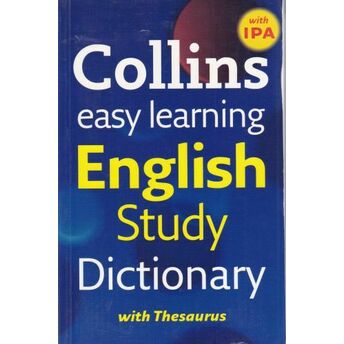 Collins Easy Learning English Study Dictionary With Thesaurus Kolektif