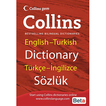 Collins English-Turkish Dictionary / Türkçe-Ingilizce Sözlük Kolektif