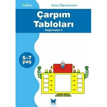 Collins Kolay Öğreniyorum - Çarpım Tabloları Alıştırmalar 3 (5-7 Yaş) Peter Clarke