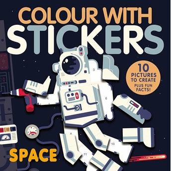 Colour With Stickers: Space Jonny Marx