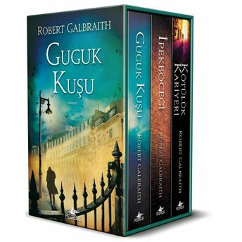 Cormoran Strike Kutulu Özel Set (3 Kitap) Robert Galbraith