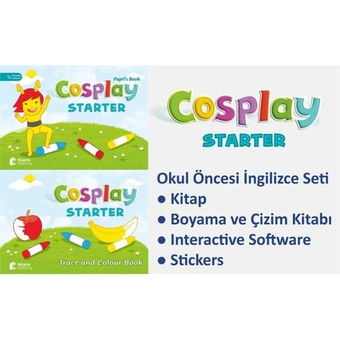 Cosplay Starter Okul Öncesi Ingilizce Eğitim Seti + Software